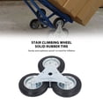 thumbnail image 3 of Stairs Triangular Wheel, Shopping Cart Caster Galvanized Iron Heavy Duty Explosion Proof Hard Wearing  For Trolley, 3 of 8