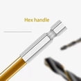 thumbnail image 5 of 1 Pcs HSS High Speed Steel Titanium Coated Drill Bit Set 1/4 Hex Shank 1.5mm, 5 of 9