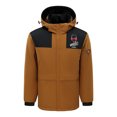 thumbnail image 4 of CKpwisy Unisex Heated Jacket Winter 4 Heat Zones Electric Coat Battery Not Included Windbreaker Brown L, 4 of 4