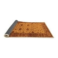 thumbnail image 2 of Ahgly Company Indoor Round Oriental Orange Traditional Area Rugs, 5' Round, 2 of 4