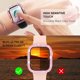 thumbnail image 3 of 2-Pack Compatible with Apple Watch Bling Case 41mm Series 8 Series 7 Screen Protector with Tempered Glass, 200 Diamonds Crystal Sparkling Protective Face Cover Bumper Frame for iWatch Women, 3 of 5