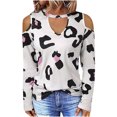 thumbnail image 1 of Wolfast Women's Solid Color Long Pocket Hoodies Solid Color Lantern Sleeve Long Sleeve Cardigan,White,L, 1 of 6