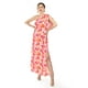 thumbnail image 5 of Vestido asimetrico estampado Roman Fashion /Juvenil, 1734 (Rojo flor) rojo G, 5 of 6