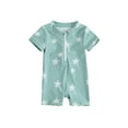 thumbnail image 1 of Gupgi Baby Boy One Piece Rash Guard 3M 6M 12M 2Y 3Y Dinosaur Swimsuit Short Sleeve Zipper Bathing Suit Swimwear, 1 of 9