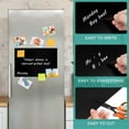thumbnail image 3 of Uxcell Magnetic Dry Erase Board Sheet for Fridge, Erasable Refrigerator Whiteboard Black 0.6mm, 3 of 7