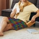 thumbnail image 5 of Fotbe Rainbow Houndstooth Pantalones Cortos de Pijama para Hombre, Ropa de Dormir, Pantalones de Pijama Cortos para Hombre-Large, 5 of 6