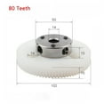 thumbnail image 2 of 80/100 Teeth 14mm Bore 102/128mm O.D Nylon Timing Pulley For Engraving Machine ,Easy Installation, 2 of 4