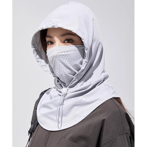 Women's UV Protection Balaclava Hat with Neck Guard & Face Mask for Cycling, Travel & Outdoor Activities