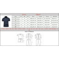 thumbnail image 2 of Mens Fashion Casual Solid Color Cotton V Neck Button Short Sleeve T Shirt Top, 2 of 3