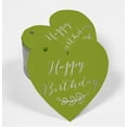 thumbnail image 2 of Inkdotpot 100 Pack Happy Birthday Favor Paper Tag Craft Real Silver Foil Hang Tag, 2 of 8