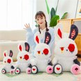 thumbnail image 6 of Litotail Bunny Stuffed Animal for Baby and Toddler Easter Cool Emo Rabbits Plush Toy for Valentine's Day Birthday Gift, 6 of 7