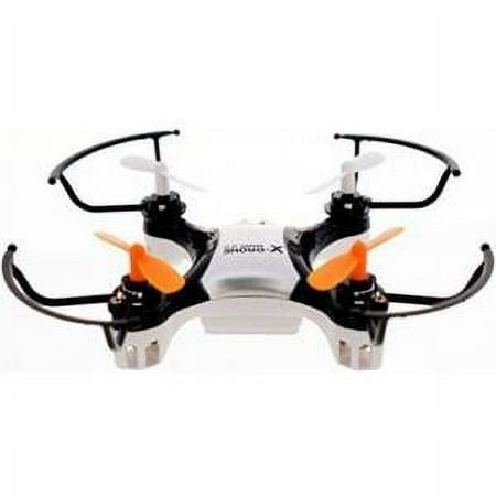 X-Drone Nano 2.0- Aerial R/C Drone Quadcopter with Protectors - Black