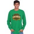 thumbnail image 4 of Worlds Greatest Father Trophy Dad Men's Long Sleeve Tee T Shirt Brisco Brands 2X, 4 of 6