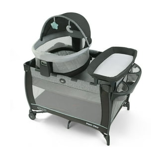 Baby playpen top with bassinet