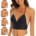 thumbnail image 1 of Low Back Bras For Women - Seamless Wire Free Bralette Backless Bras, 1 of 4