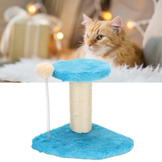 Hanging Ball Scratching Posts For Indoor Cats Cat Scratching Post Interactive Cat Scratching Post Soft Plush 2 Layers Sisal Rope Scratcher Tree For Indoor Cats Kittens Cat