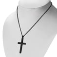 thumbnail image 3 of My Daily Styles - Cross Necklace – Catholic Cross Chain – Unisex Stainless Steel Pendant 24″ Chain, 3 of 6