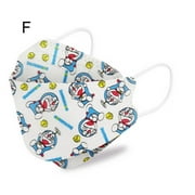 Kids Mask Disposable Face Masks 4-Ply Protective Non-Woven with Nose Clip,10pcs