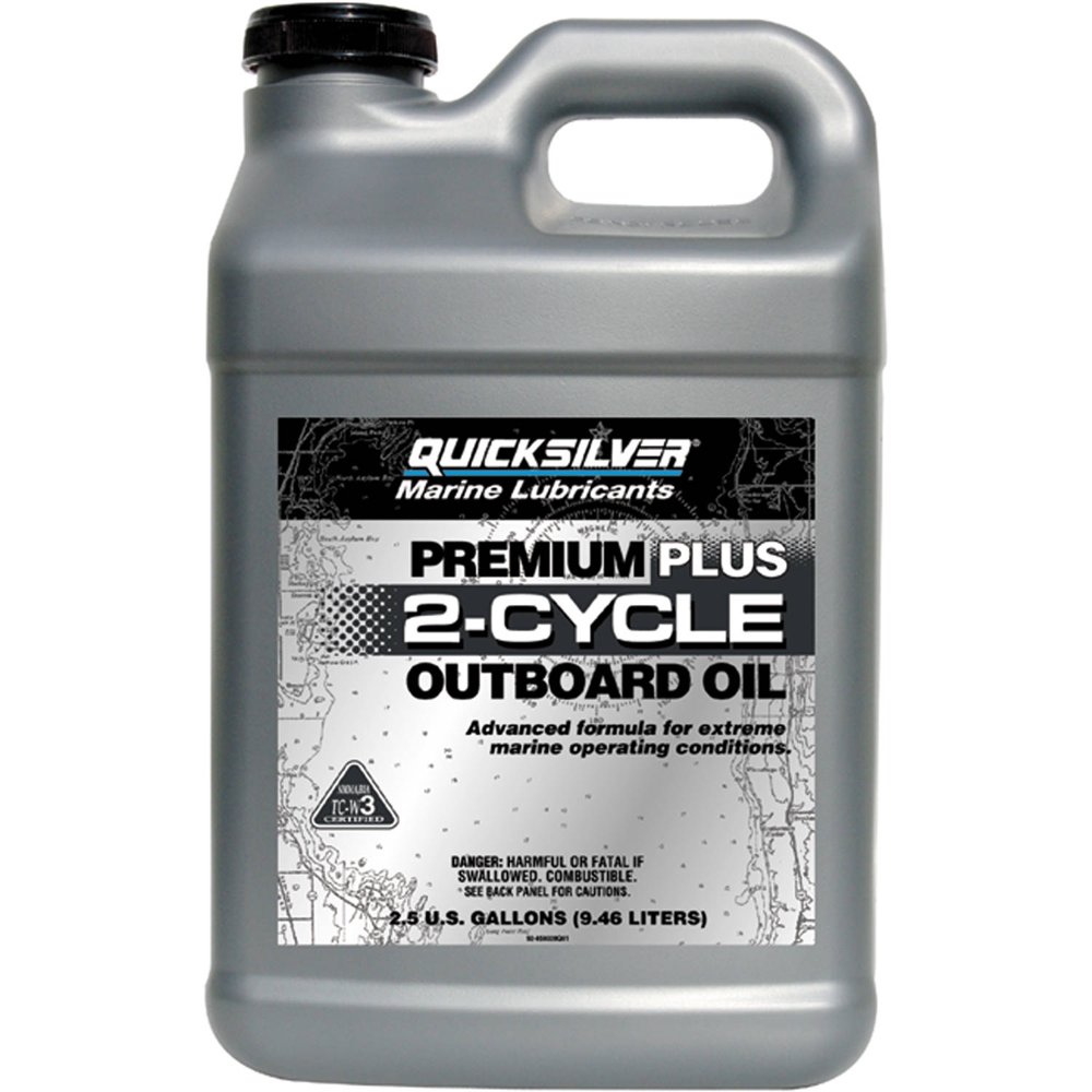 Quicksilver Premium Plus 2Cycle Oil, 2.5 Gal