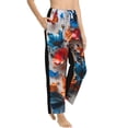 thumbnail image 2 of Balery 3D Butterfly print Women's Pajama Pants,Ultra Lightweight Pjs,Lounge Pant-Large, 2 of 9