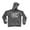 Grey, variant on Mens Hoodie Sweatshirt Zip Up Street Letter Print Jacket Spring Slim Fit Outdoor Athletic Mens Clothing,Blue,M