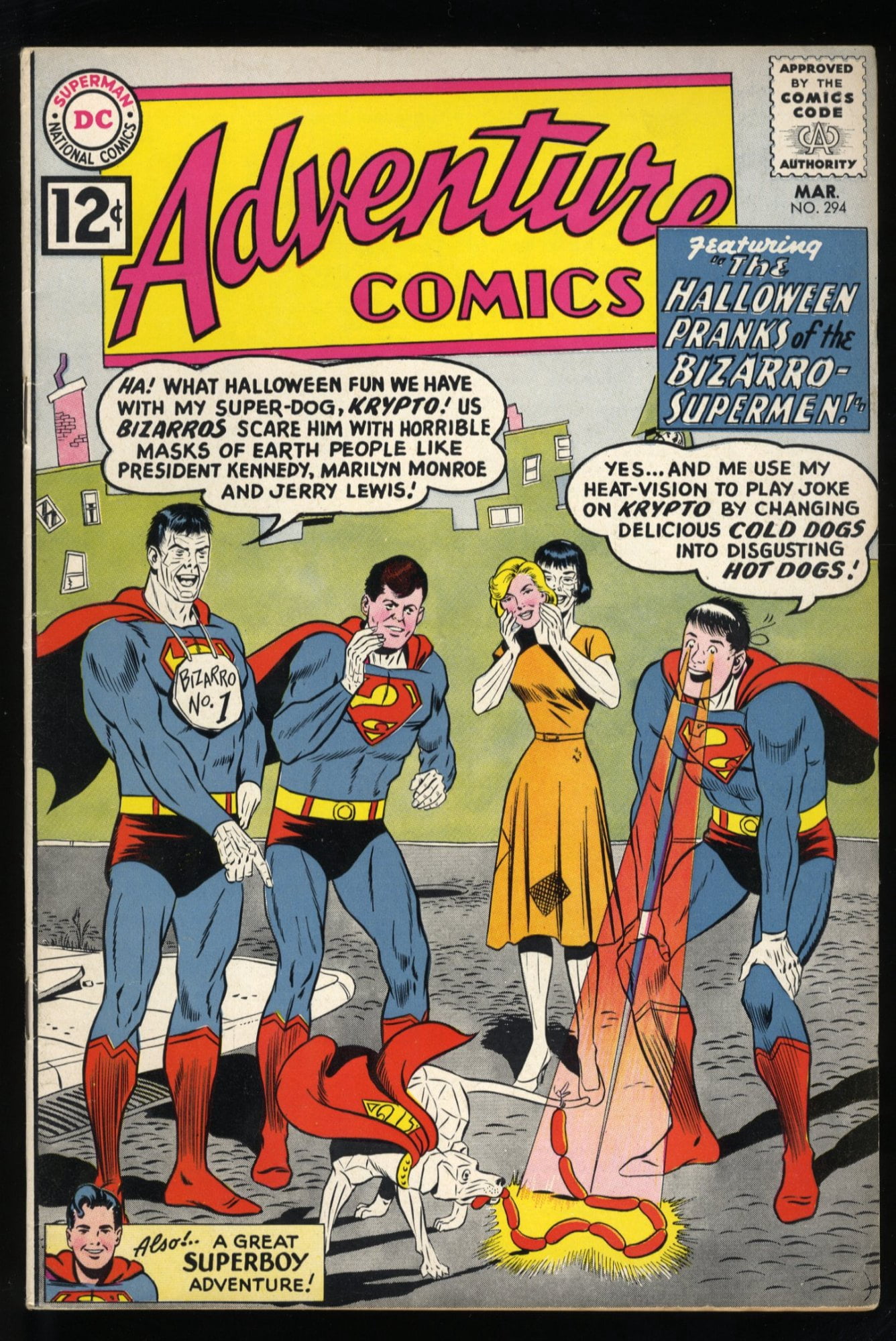 Cover of Adventure Comics #294