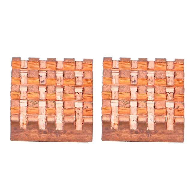 Disipador de calor de cobre para Raspberry Pi, disipador de calor de cobre de refrigeración de 8 piezas, kit de disipador de calor de cobre mejor en su clase