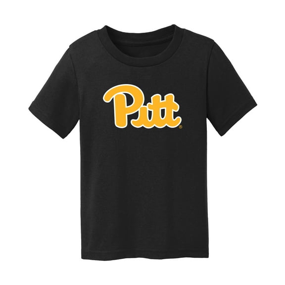 Infant Chad & Jake Black Pitt Panthers Primary Logo T-Shirt