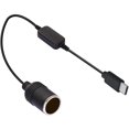 thumbnail image 2 of Usb To 12V Dc Power Adapter-Usb 5V A Male To 12V Car Cigarette Lighter Socket Power Adapter Suitable For Driving Recorder Dvr Driving Recorder Gps (Max 10W 0.8A), 2 of 8