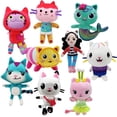 thumbnail image 2 of Gabbys-casa de muñecas de peluche para niños, juguete de dibujos animados, animales de peluche, Gato sonriente, coche, gato, abrazo, niña, regalos de cumpleaños, nuevo, 2 of 4
