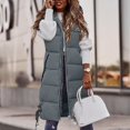 thumbnail image 1 of IMENGL Casual solid coat hooded vest, Gray 4XL, Size M-4XL, 1 of 4