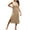Khaki, variant on Lovskoo Sleeveless Sweater Dress for Women Mock Neck Knit Side Split Tank Maxi Sweater Dress Black