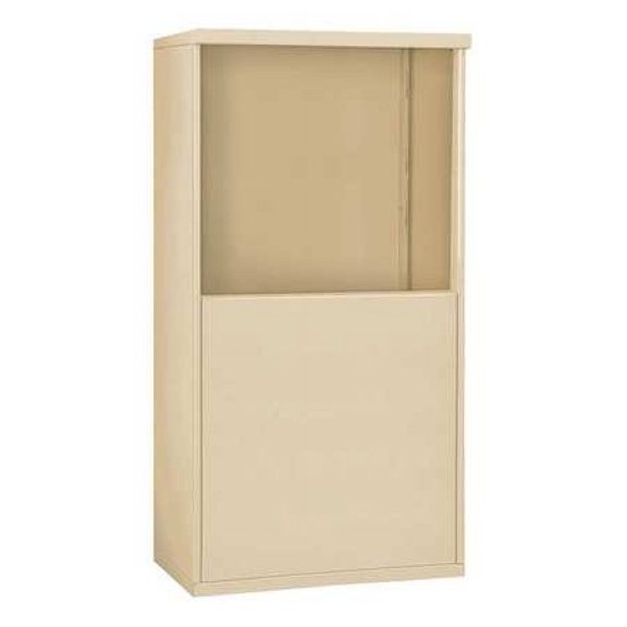SALSBURY INDUSTRIES 3907D-SAN Free-Standing Enclosure,DC 7 Door,Beige