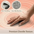 thumbnail image 6 of ODIKA 8'x10' Washable Area Rug Peach Salmon Ivory Symmetrical Undulating Motion Gradient Smooth for Living Room, Under Sectional, Family , Durable, Non-Slip, 6 of 7