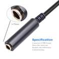 thumbnail image 3 of SIEYIO Female 1/4" to Male XLR Adapter Cord 6.35mm to 3Pin XLR Socket Connector Cable, 3 of 8