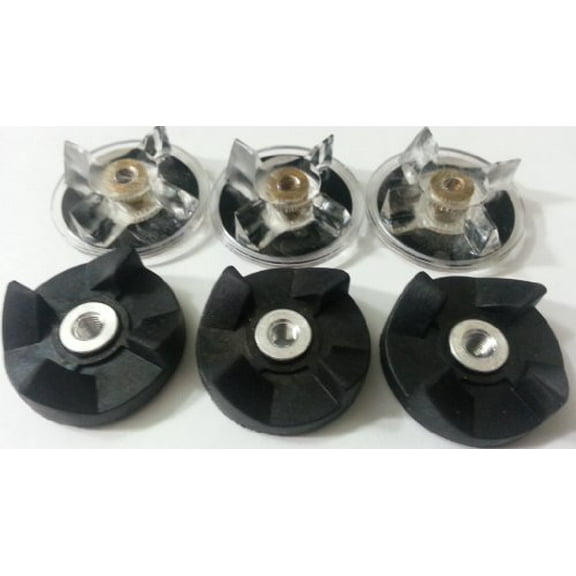 Blendin Lot of 6 Base Gear and Blade Gear Replacement Part for Magic Bullet Blenders