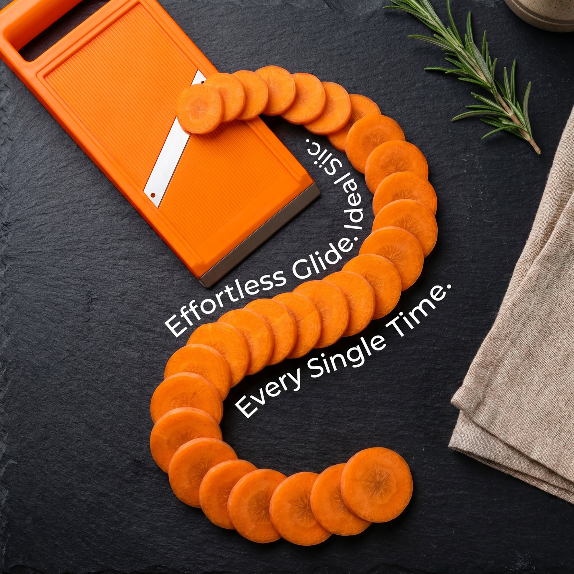 Mandoline Slicer for Kitchen, Vegetable Chopper Multifunctional Cutter for Potato Onion Orange 10.8" x 4.2"