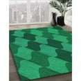 thumbnail image 2 of Ahgly Company Indoor Rectangle Patterned Deep Emerald Green Area Rugs, 4' x 6', 2 of 6