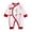 White, variant on AWZXDE Boys Lap Shoulder Bodysuits Traditional Embroidery Long Sleeve Bodysuit Side Snap Placket Contrast Soft Knit Casual Holiday Daily Outfit White - 0-1 Months