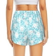 thumbnail image 4 of Xecao's Cute Rabbit for a double-layer running short for women, perfect for gym, tennis, and more, featuring a convenient pocket., 4 of 9