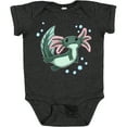 thumbnail image 3 of Inktastic Cute Axolotl swimming with bubbles Boys or Girls Baby Bodysuit, 3 of 5