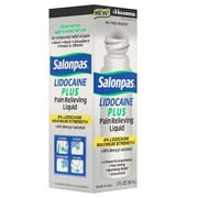 Salonpas lidocaine Plus 3 oz Roll On Pain Relieving Liquid 4% Lidocaine