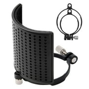 Moukey Microphone Pop Filter, Metal Mic Filter for Blue Yeti, AT2020, AT2050- MPFUBK1