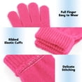 thumbnail image 5 of Cooraby 12 Pairs Kid's Winter Magic Gloves Children Stretchy Warm Magic Gloves Boys or Girls Knit Gloves, 5 of 7