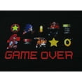 thumbnail image 2 of Sonic The Hedgehog Game Over Pixel Characters Boy's Black T-shirt-XS, 2 of 3