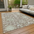 thumbnail image 3 of Dalyn Rugs Machine Washable Indoor/Outdoor Chantille Taupe 2'6" x 3'10" Rug, 3 of 9