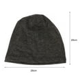 thumbnail image 6 of Yirtree Slouchy Knit Beanie Hat for Women Winter Soft Warm Ladies Wool Knitted Skull Beanies Cap Solid Color Autumn Winter Women Men Couple Skull Cap for Ski, 6 of 8