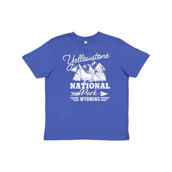 Inktastic Wyoming Yellowstone National Park Youth T-Shirt