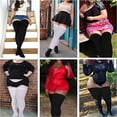 thumbnail image 5 of Calcetines hasta la rodilla para mujer talla grande 5XL para muslos gruesos - Medias extra largas y gruesas sobre la rodilla - Calcetines calentadores de piernas Rojo Verde, 5 of 5