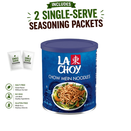 La Choy Chow Mein Noodles, 5 oz Can. With Two Seasoning Packets